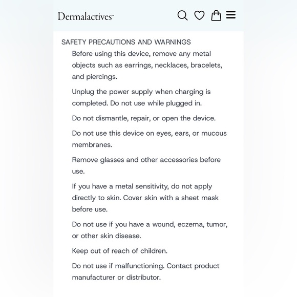 DERMALACTIVES MICROCURRENT FACIAL TONING DEVICE - BRAND NEW in a SEALED box! - Picture 7 of 15